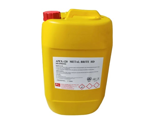 Hoá chất tẩy rỉ sét bề mặt kim loại Apex-120 Metal Brite HD 25L