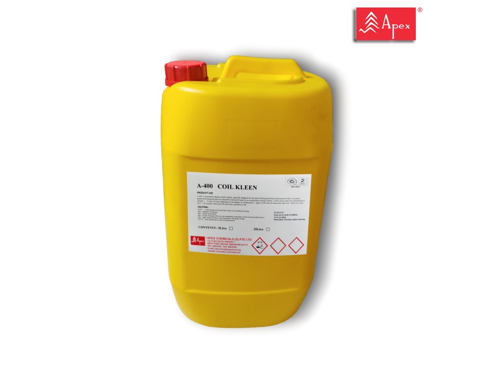 Dung dich vệ sinh lưới tản nhiệt dàn lạnh APEX A-400 OIL KLEEN 5L