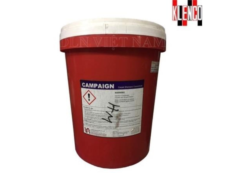 Hóa Chất Giặt Thảm Nhiều Bọt Campaign - Klenco Thùng 20 Lít