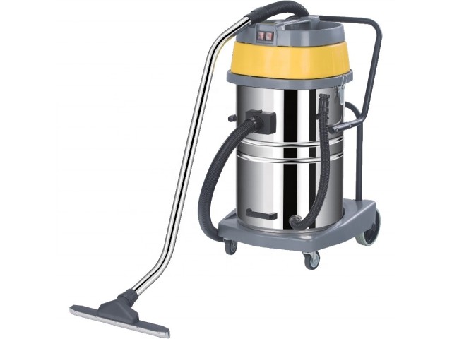 Máy hút bụi khô ướt 70 Lít, 2 motor , thùng nhựa