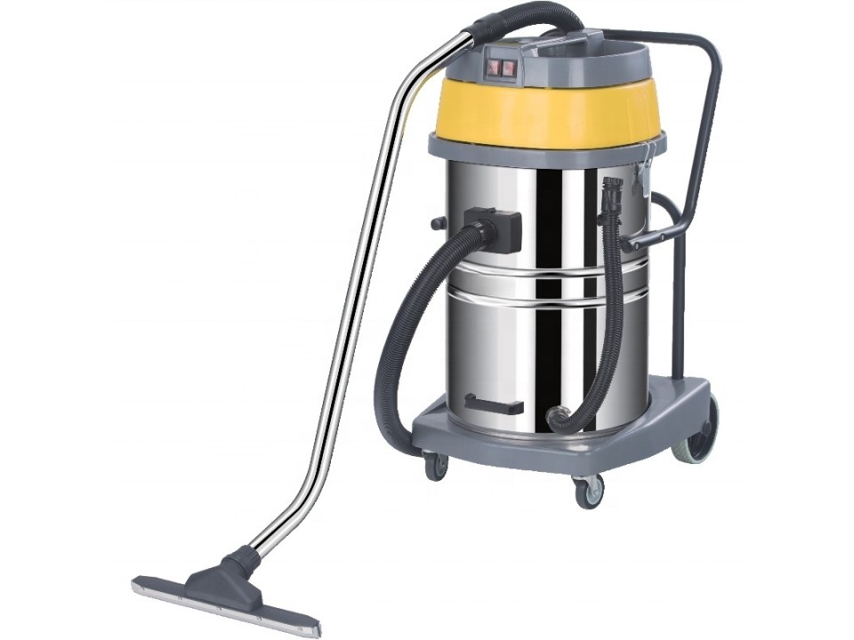 Máy hút bụi khô ướt 70 Lít, 2 motor , thùng nhựa