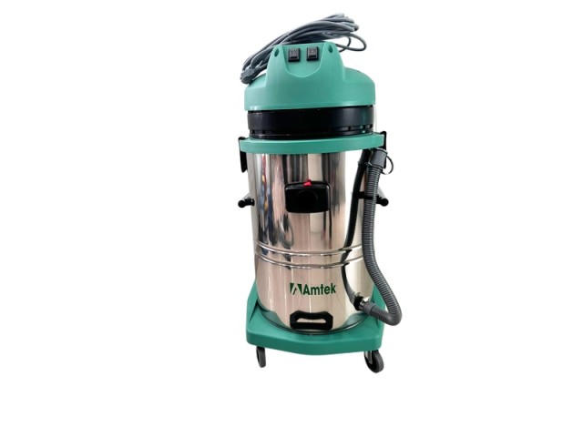 Máy hút bụi khô ướt 60L 2 motor , 2400w, Model AT-602, Hiệu Amtek