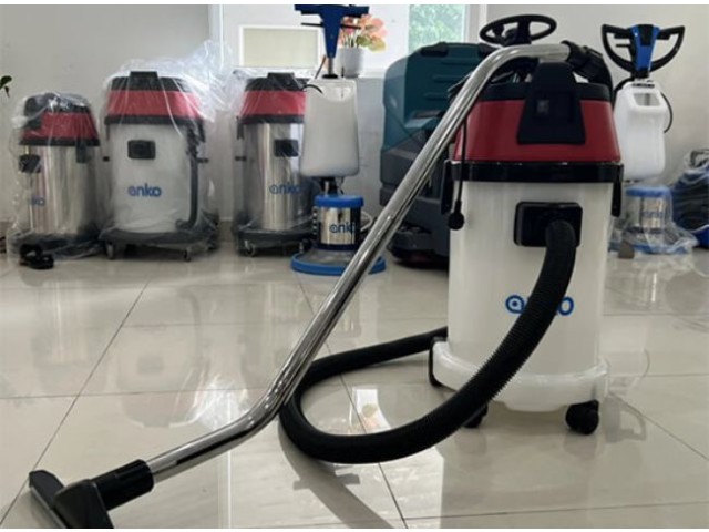Máy hút bụi công nghiệp khô/ướt 30 Lít , thùng nhựa, Màu đỏ, Model: AS301, Hiệu Anko