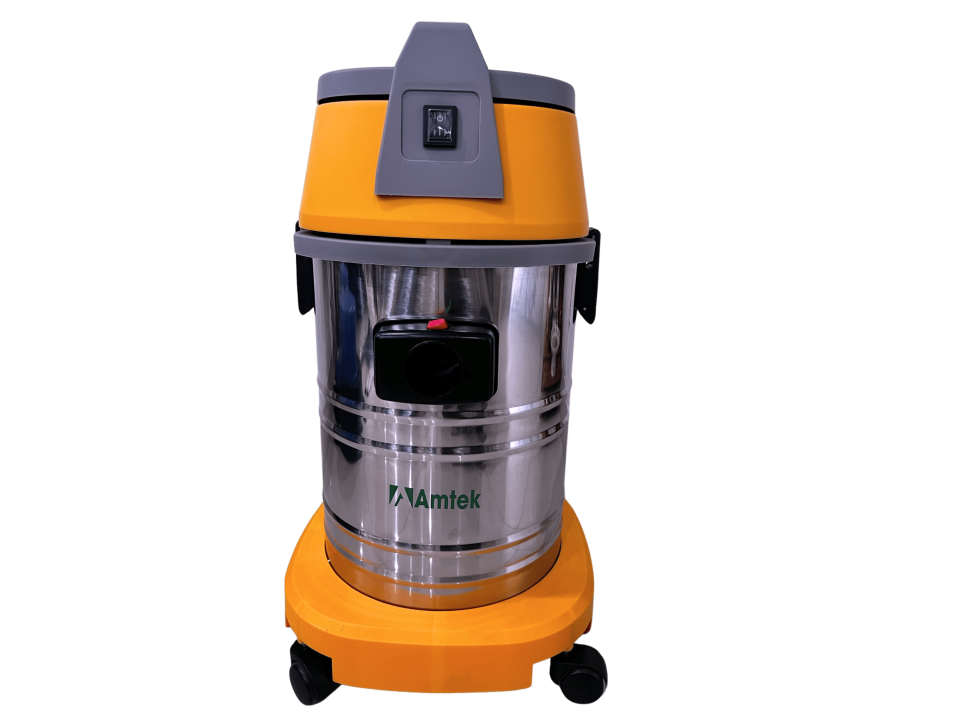 Máy hút bụi khô ướt 1800w, thùng inox . Model : AT-30LD, hiệu Amtek
