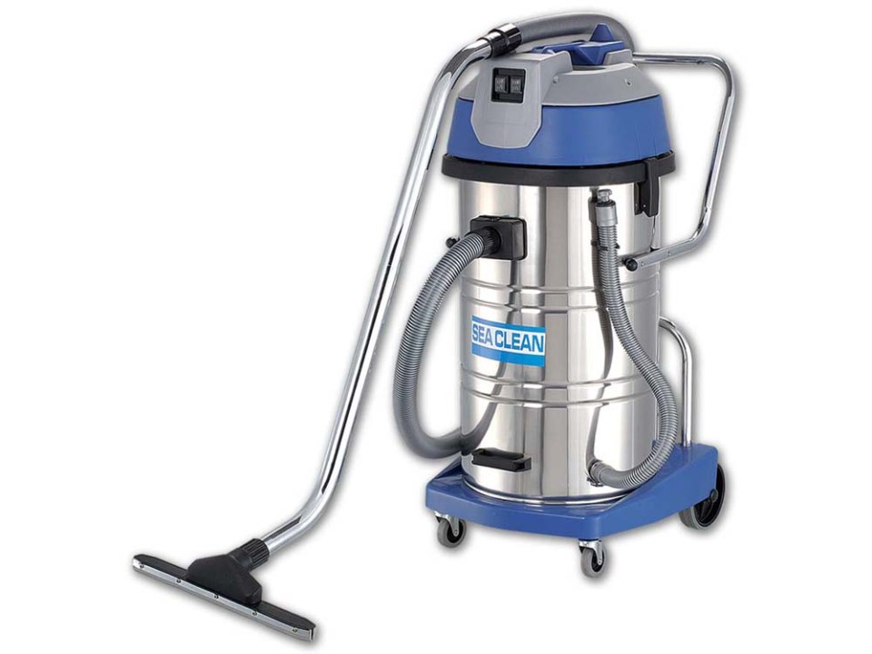 Máy hút bụi công nghiệp khô/ướt 60 Lít thùng nhựa, Model: AS60-2BP, Hiệu Anko