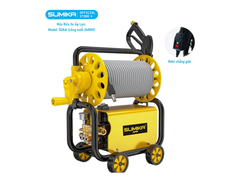 Máy rửa xe áp lực cao SUMIKA S24A
