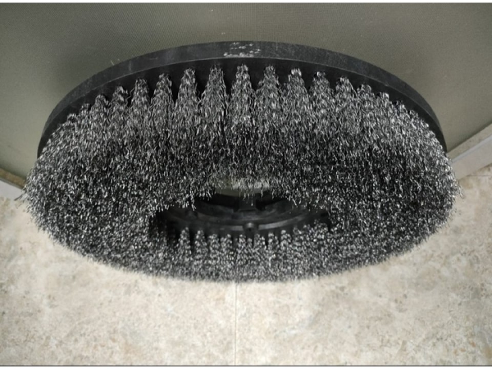 Bàn chải chà sàn cước bằng thép , 16 inch