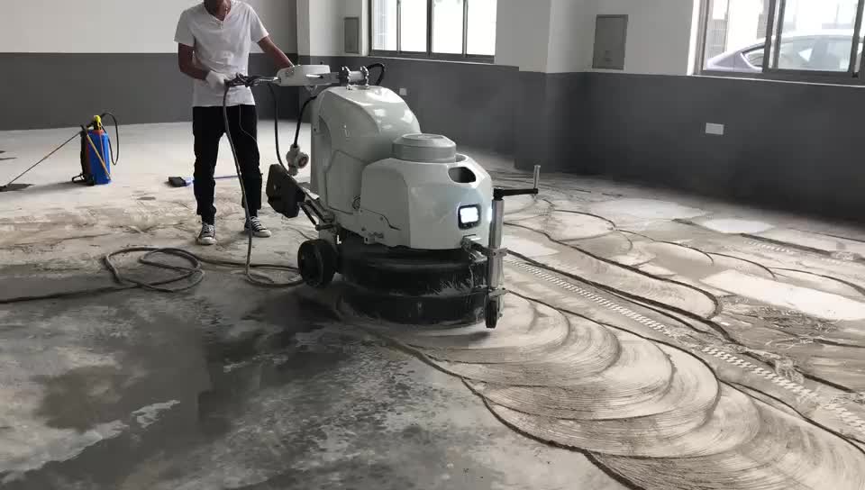 concrete floor polishing process