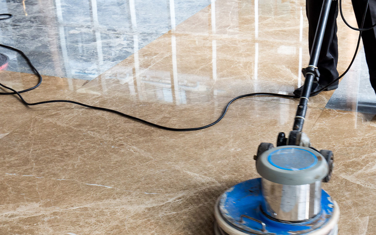 marble floor polishing process